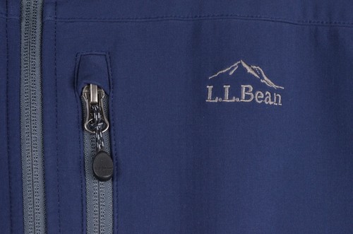 LL Bean Full Zip Insulated Puffer Jacket Mens Extra Large Tall Blue - Picture 2 of 20