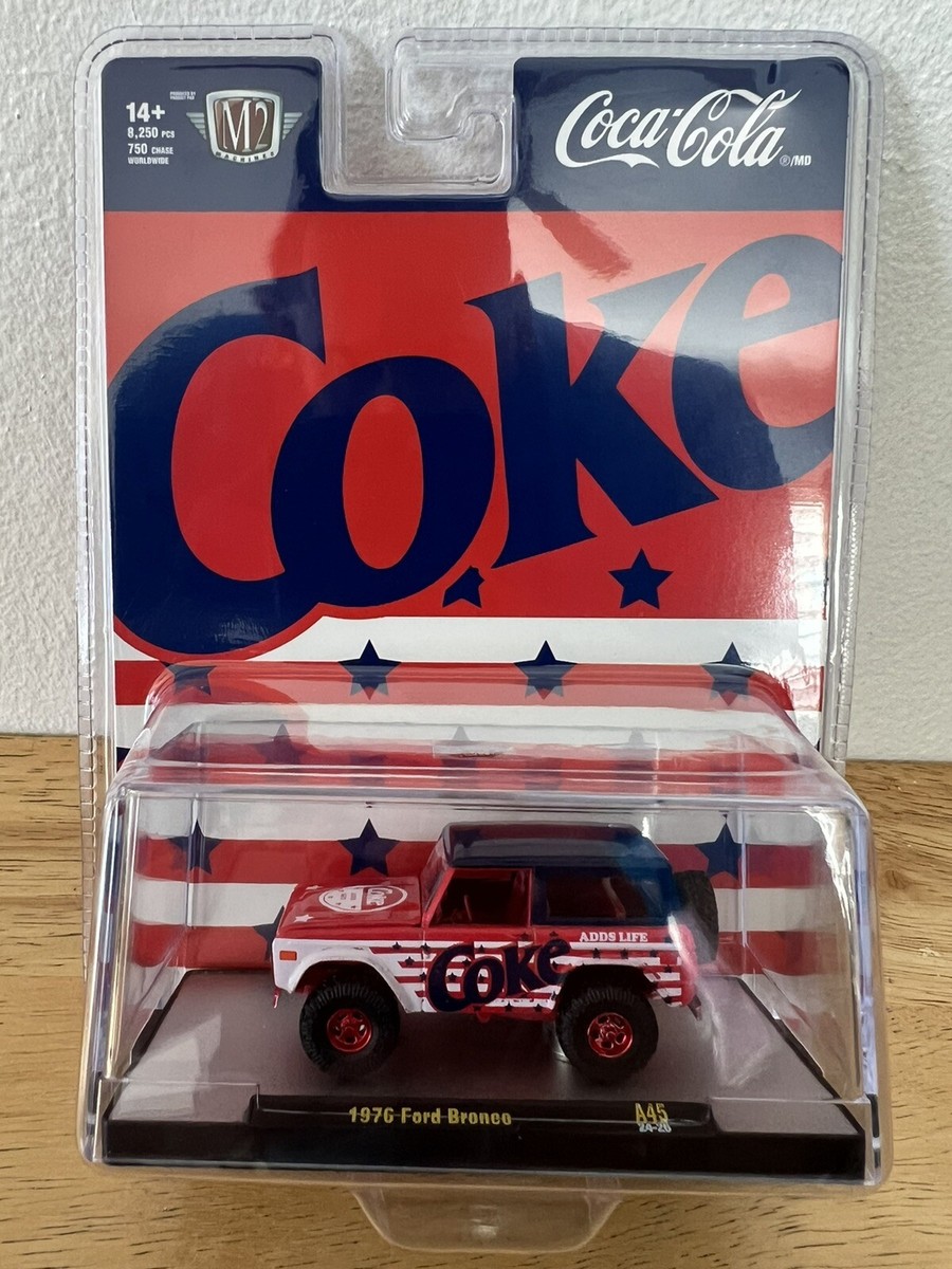 M2 Machines Coca Cola 1976 Ford Bronco Coke CHASE A45 24/26 - 1 of