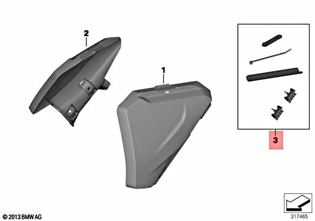 Genuine BMW K50 K51 0A11 0A21 0A31 Set Of Retaining Elements  