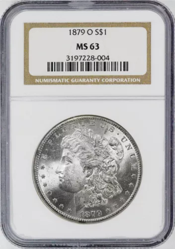 1879-O Morgan Silver Dollar NGC MS63