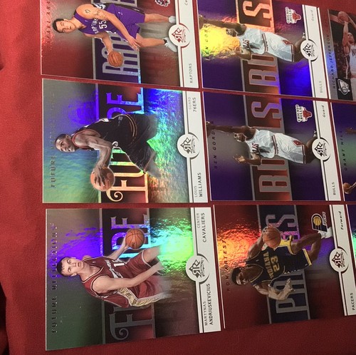 2005-06 Upper Deck NBA REFLECTIONS (9) Card Lot Rookies - Game Used - Parallels - Picture 2 of 13