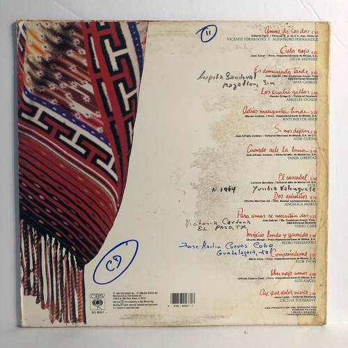 México Voz Y Sentimiento 1990 CBS Compilation Balada Romantica Vinyl Record NM - Picture 2 of 8