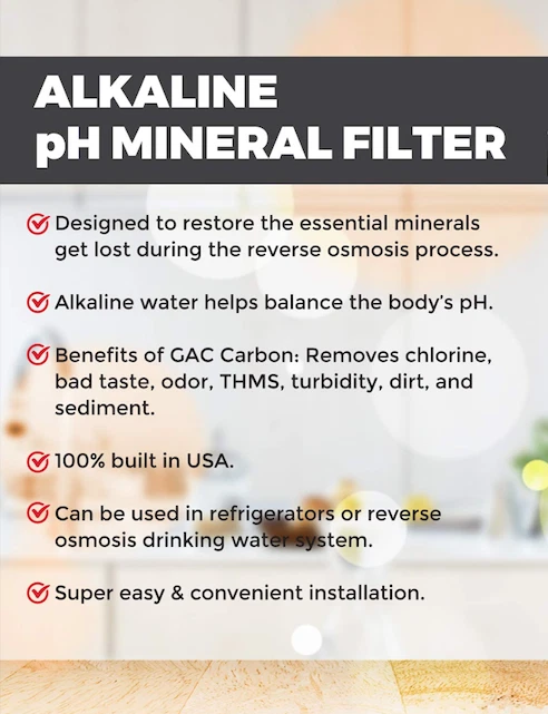 Oceanic - 6 Stage Alkaline 50 GPD Reverse Osmosis Water Filtration System RO USA - Image 3 of 4