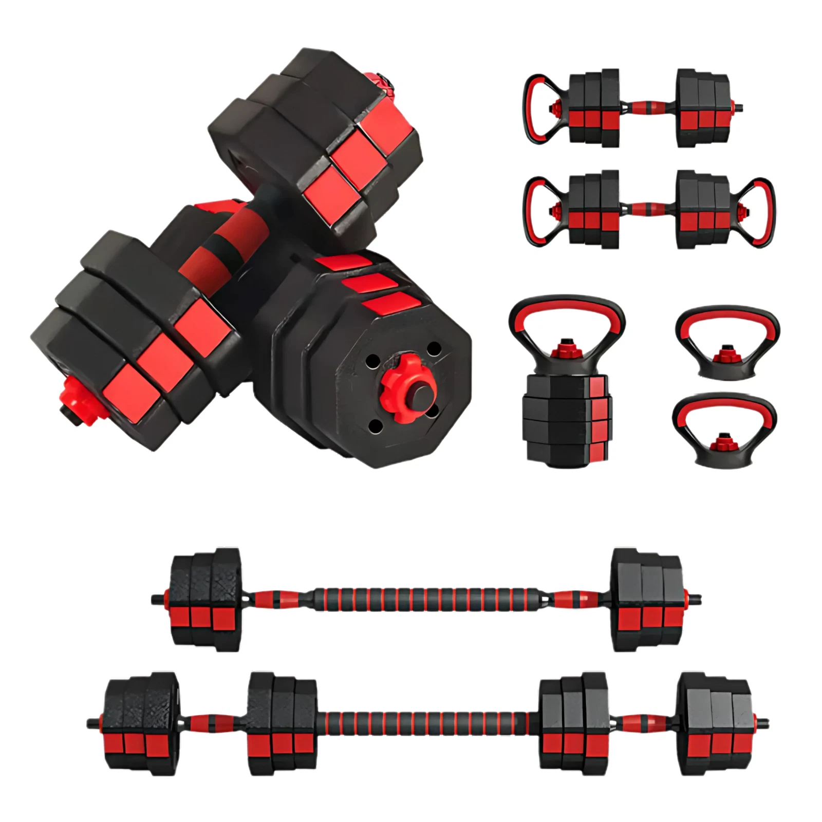 Exersci Adjustable Dumbbell Hex Premium Set 20kg - 40kg Kettlebell Option
Opens in a new window or t