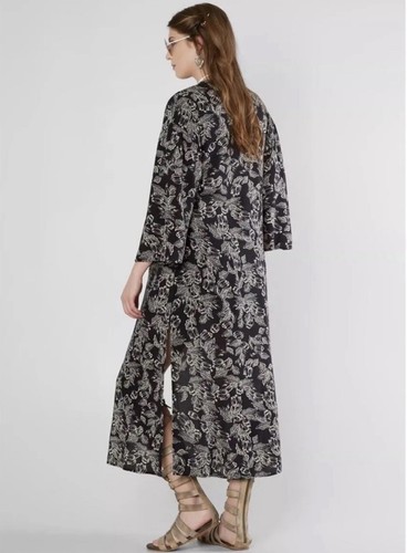 Revolve Floral Duster Maxi Kimono Lightweight Izzy Amuse Society Bohemian Long S - 第 2/6 張圖片