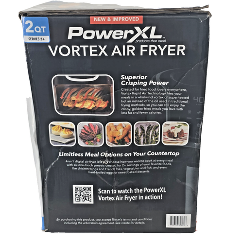 🔥 PowerXL Vortex Pro Air Fryer 2qt – 6 Presets, Digital Touch LED Panel – Black - Picture 2 of 8