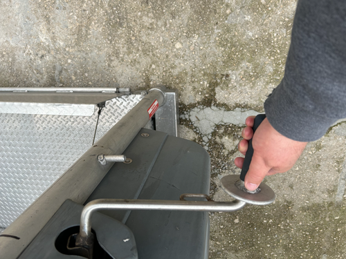 155cm MOBILE ROLLSTUHLLIFT für TREPPE PLATTFORMLIFT HUBLIFT TREPPENLIFT AUFZUG - Bild 12 von 14