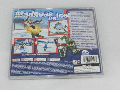 NHL Rock the Rink PlayStation 1 PS1 Complete in Box - Picture 2 of 3