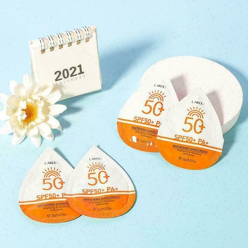 Sunscreen UV Protector Suncream Face Body Whitening SPF50+ 2g M1F9 Sunblock Z8J4 - Bild 11 von 12