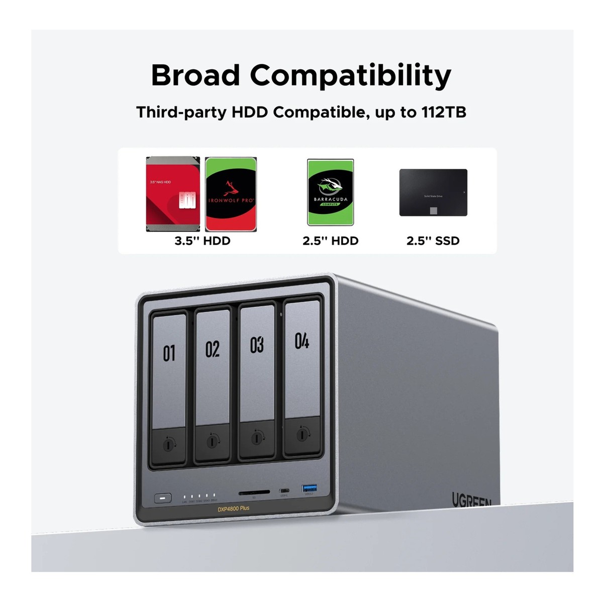 UGREEN NASync DXP4800 Plus High-Performance 4-Bay NAS