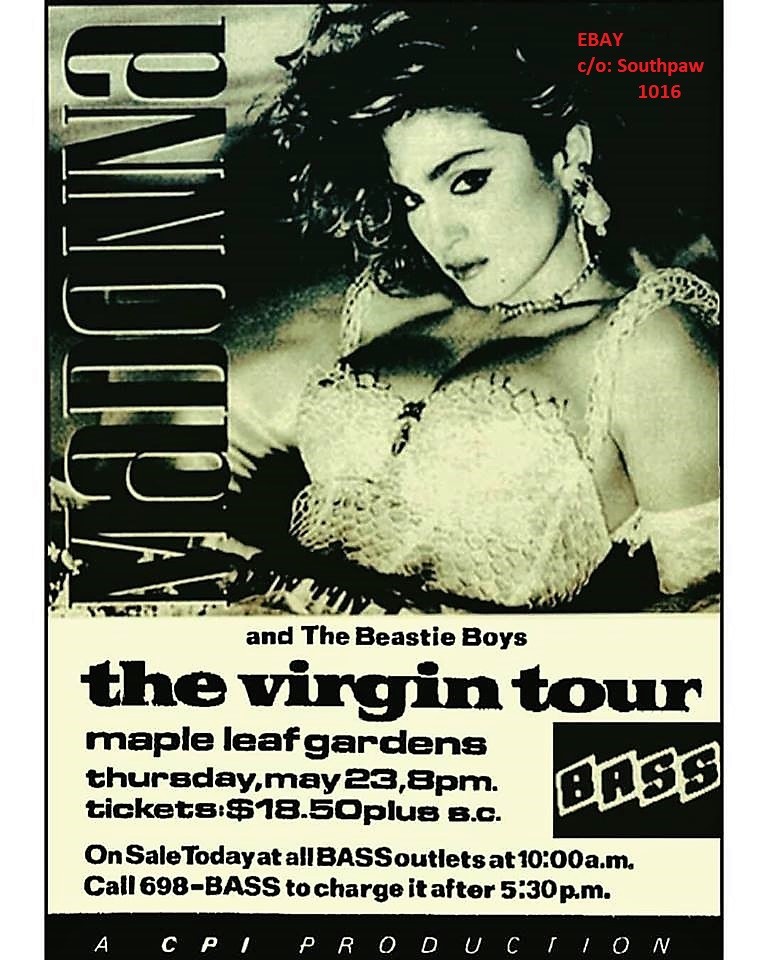 Madonna VIRGIN TOUR マドンナヴィンテージ ビンテージ Madonna - Virgin Tour Vintage Tee – Madonna - Boy Toy, Inc.