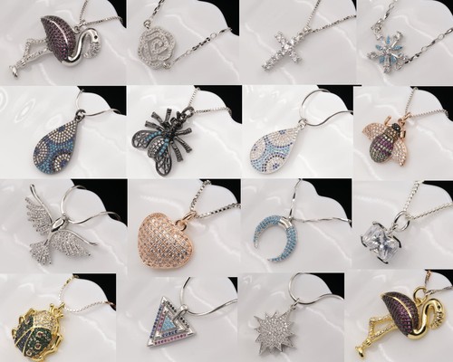 Lote de 50 PIEZAS Collar NUEVO Colgantes al por mayor Amazon SURTIDO Aleatorio Mujer Joyería - Imagen 5 de 12