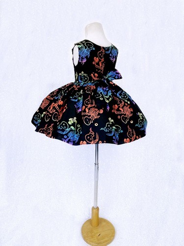 Knee Length Patterned Junior Toddler Dress Spring Summer Birthday Pageant 2 4 6 - Picture 9 of 98