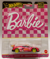 Hot Wheels Premium Barbie 65Th Corvette C8.R Pop Culture Real Riders HVJ51