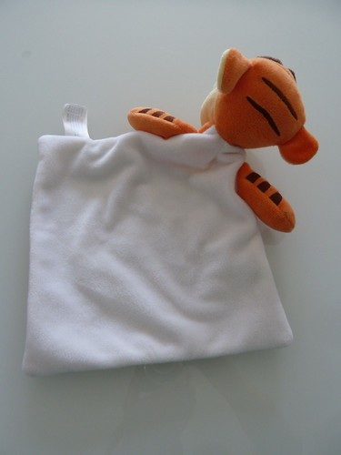 *.DOUDOU PLAT DISNEY TIGROU TIGGER'S TOY BOX ORANGE ROUGE ETOILE NEUF* - Bild 2 von 2