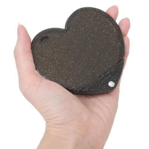Sanrio x Ado Adorozatorumary Heart Shaped Compact Mirror Black New From Japan - Picture 14 of 24