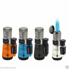 Firebird by Colibri Afterburner Cigar Lighter Triple Torch Butane Clear New