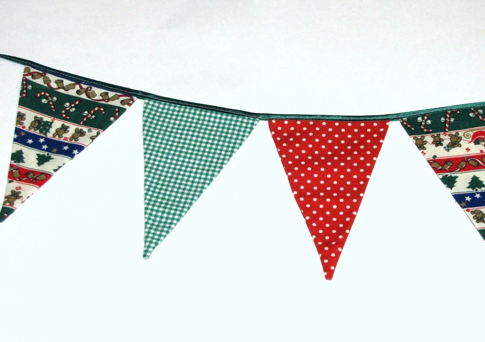 Guirnalda de Bandera de Navidad Banderín para Guardería Hygge Invierno Decoración del Hogar Foto 3 de 4