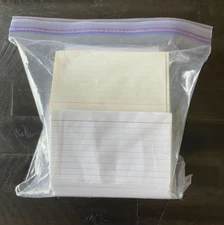 Back to School supplies Youth Teen Kids Ruled Index Cards Various sizes Open