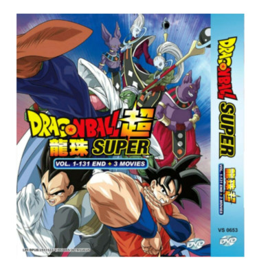ドラゴンボール超 龍珠 SUPER Vol. 1-131 END DVD Dragon Ball Super (Episode 1 - 131 End + 3 Movie) ~ All
