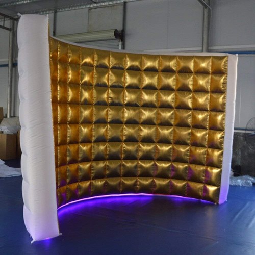 Photomaton gonflable mur avec toile de fond soufflante pour fête d'événement mariage119x59x91'' - Photo 34 sur 68