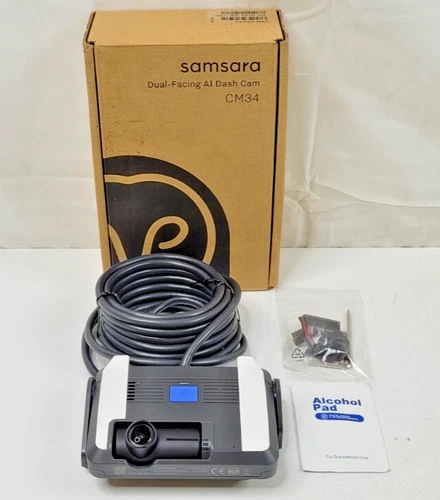 Samsara CM34 Dual-Facing AI Dash Cam 1080p HD NEW IN BOX