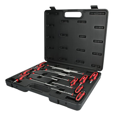 KS Tools T-Griff-Schlüssel-Satz, Torx mit Bohrung, 9-teilig TB10-TB50 - 151.8160