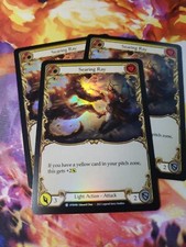 3x Searing Ray Yellow Rainbow Foil Playset Dusk Till Dawn Flesh and Blood