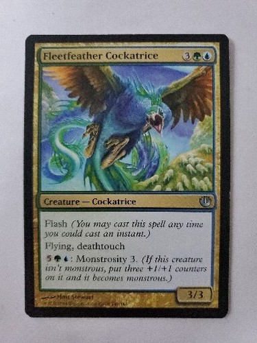 MTG Magic The Gathering Card Fleetfeather Cockatrice Creature Cockatrice Journey - Picture 1 of 2