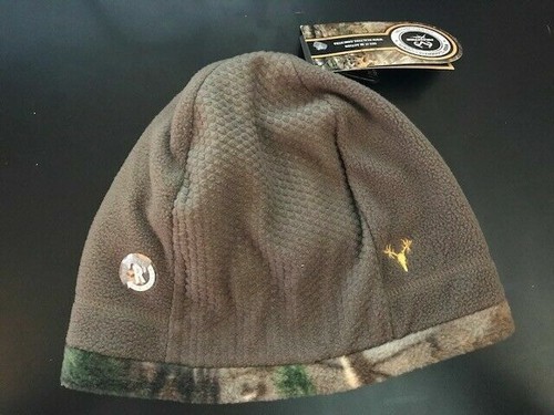 NEW HOT SHOT REVERSIBLE FLEECE and KNIT BEANIES, SOME CAMO/COLOR, SOME SOLID - Picture 5 of 12