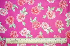 Oakhurst Textiles Libby Florals flowers blooms  By the 1/4 yard cotton fabric