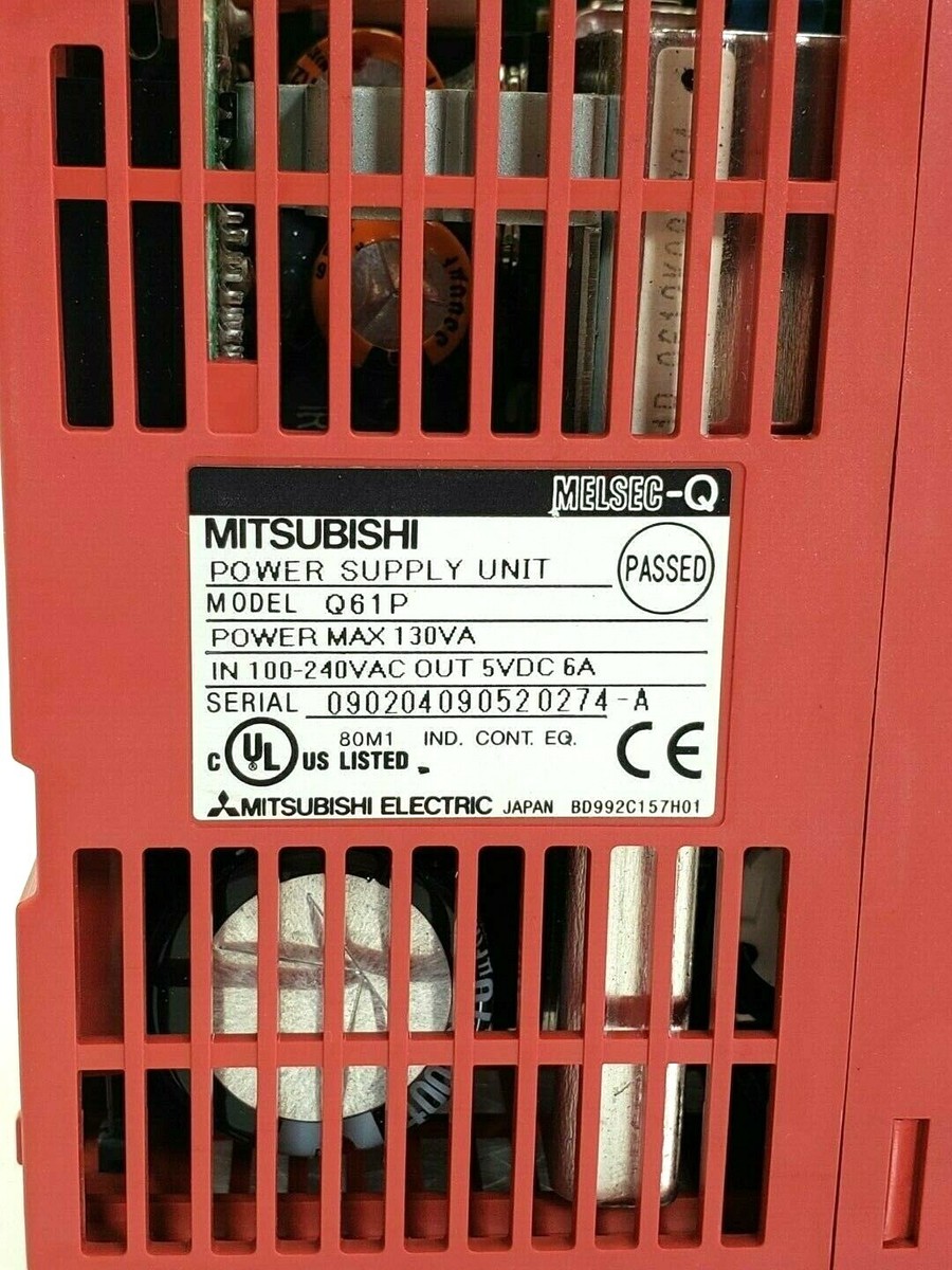 MITSUBISHI Q61P - POWER SUPPLY UNIT- POWER MAX 130VA | eBay MITSUBISHI Q61P - POWER SUPPLY UNIT- POWER MAX 130VA | eBay