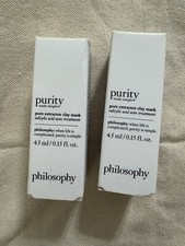 2 Lot PHILOSOPHY PURITY MADE SIMPLE PORE EXTR...