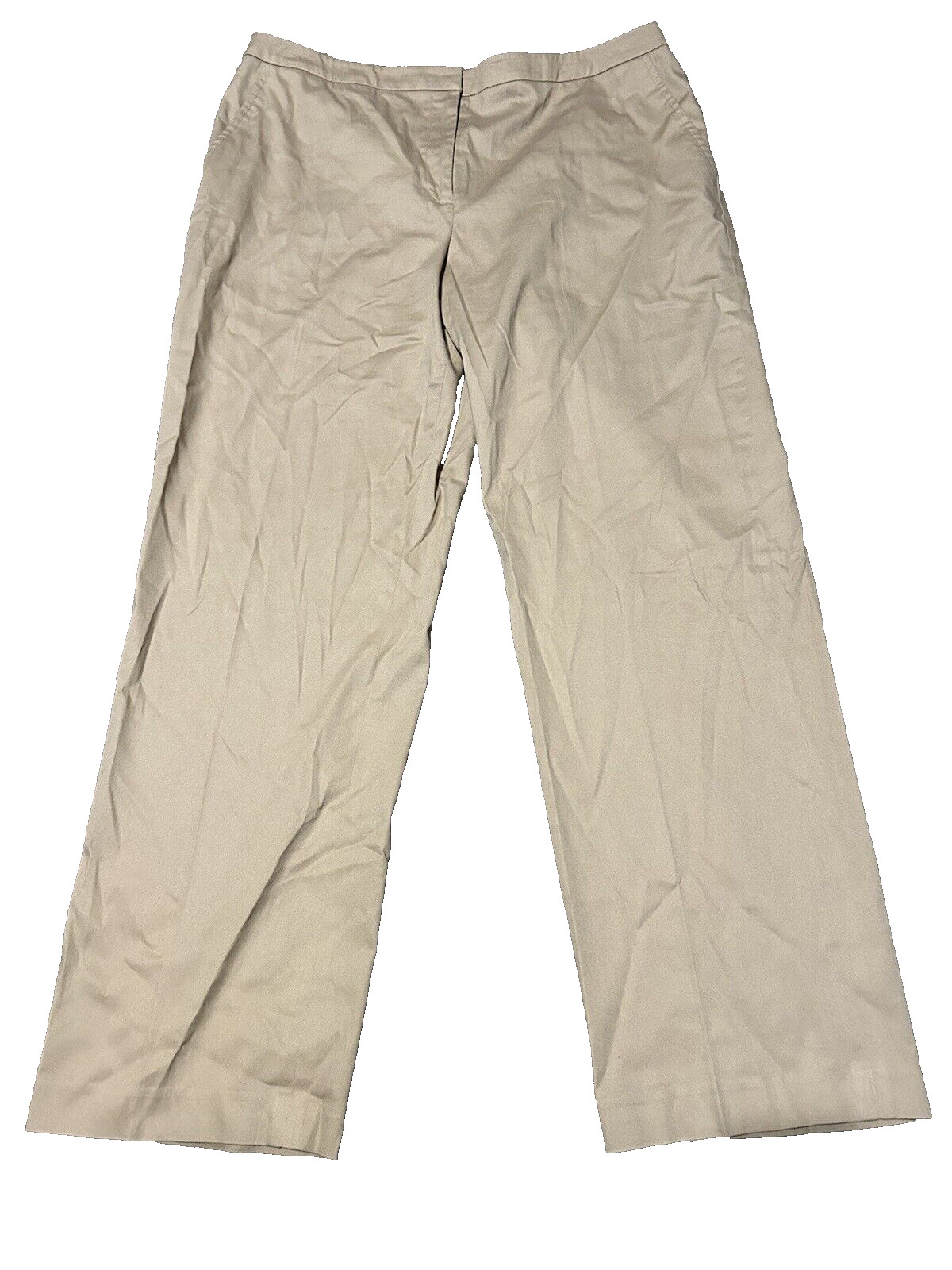 Kasper Women's Thin Light Brown/Tan Dress Pants Size 16! MEASURMENTS! QUALITY!