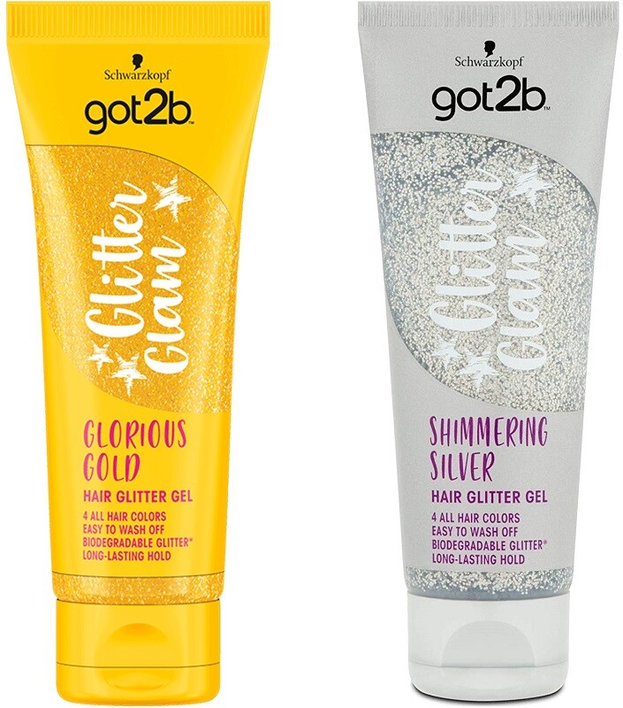 DUO Schwarzkopf Got2b Hair Gel Glitter Glam Glorious GOLD + Shimmering SILVER | eBay DUO Schwarzkopf Got2b Hair Gel Glitter Glam Glorious GOLD + Shimmering SILVER | eBay
