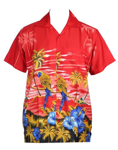 MENS HAWAIIAN SHIRT STAG BEACH HAWAII ALOHA PARTY SUMMER HOLIDAY FANCY S/XXL D11 - Picture 26 of 33