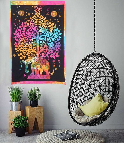 Mandala Tapestry Indian WallHanging Decor Bohemian Hippie Poster Bedspread Throw - 第 140/216 張圖片