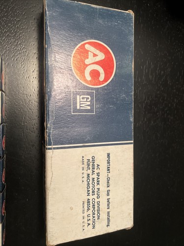 (8) NOS AC 45S Spark Plugs.....GTO, Firebird, Catalina..etc.....GM #5612371 - Picture 4 of 5