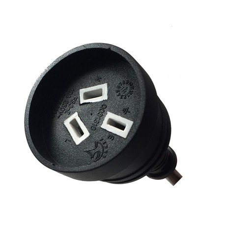 10M Piggyback Power Extension Cord Australian 240V Power Lead 3-Pin black - Picture 5 of 5