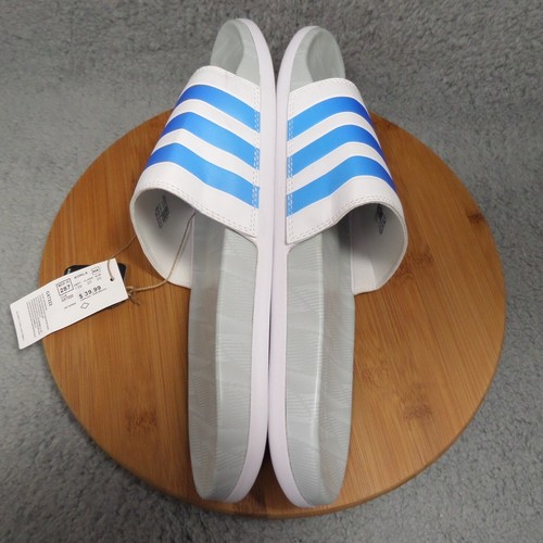 Adidas Adilette Slide Herren Größe 13 gepolsterte Slipper Regenbogen Sandalen Gx7222 - Bild 5 von 8