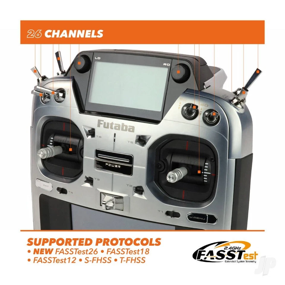 Futaba T26SZ Transmitter Only. 26-Channel Air Radio, Multi Mode. Inc Battery. - Image 3 of 4