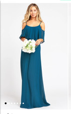 MuMu Caitlin Ruffle Maxi Dress M