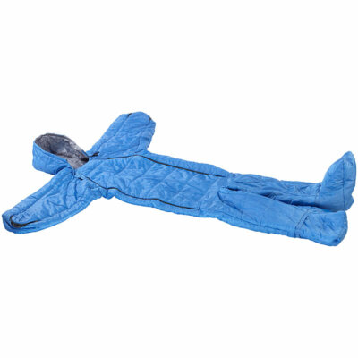 Semptec Schlafsack fr Erwachsene mit Armen & Beinen, Gre L, 195 cm, blau  | eBay.de