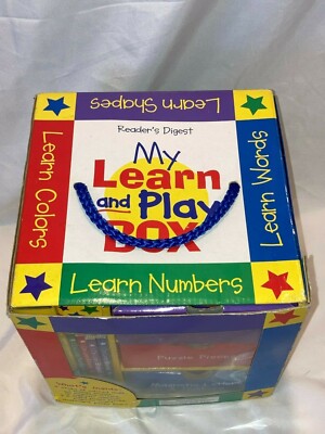 My Learn & Play Box - Numbers Colors Words Shapes Learning Activity