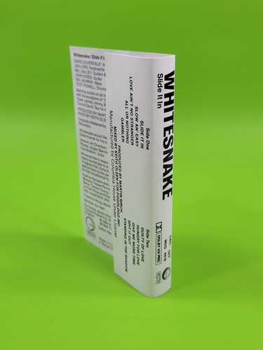 Whitesnake Slide It In Cassette Tape - (1984, Geffen Records) M5G 4018 ~ MINT! - Picture 6 of 10