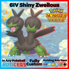 ✨ Shiny Zweilous 6IV ✨ Pokemon Scarlet & Violet 🚀 Fast 🚀