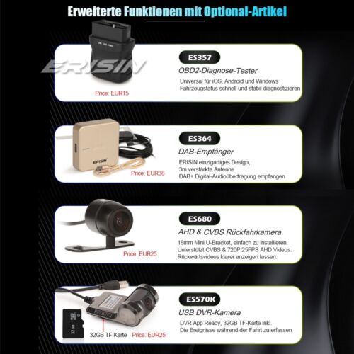 8-Kern Navi Android 13 Autoradio Opel Vauxhall Astra Corsa D Vivaro Zafira Combo - Bild 20 von 21