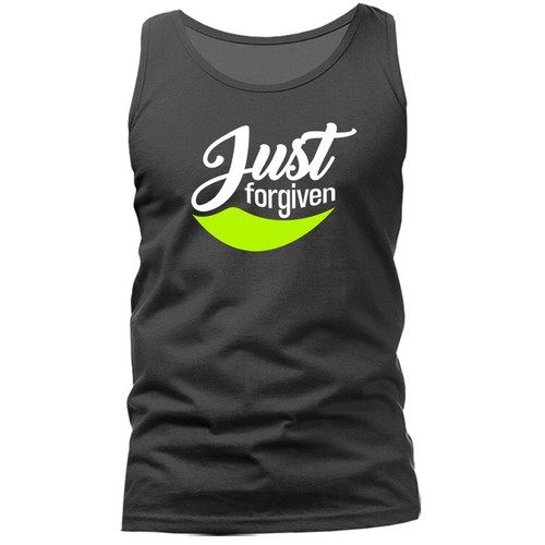 Camiseta sin mangas Just Forgiven Christian Religious God Biblia Iglesia Jesucristo - Imagen 6 de 11