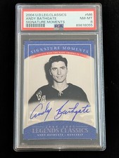 2004 UD Legends SIGNATURE SERIES Andy Bathgate Auto PSA 8 (Pop 1 None Higher)
