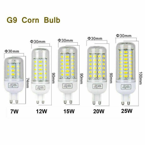 LED E27 E14 B22 G9 Bombilla 5W 8W 15W 20W 25W Lámparas 220V 2835 SMD Halógena - Imagen 16 de 18
